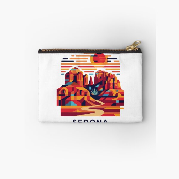 Item preview, Sedona Arizona Red Rocks Geometric Vector Art designed and sold by OzzFrequency.