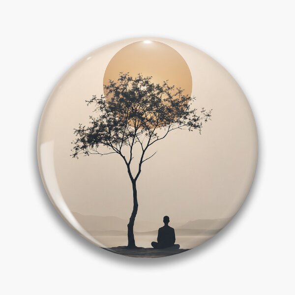 Item preview, Stillness Within – Minimalist Meditation Spiritual Art designed and sold by SacredLensV.