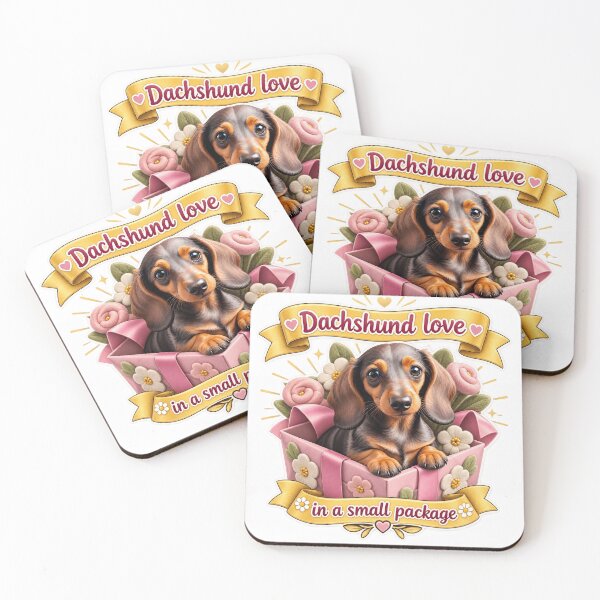 Item preview, Dachshund love in a small package  designed and sold by EclecticCharm.