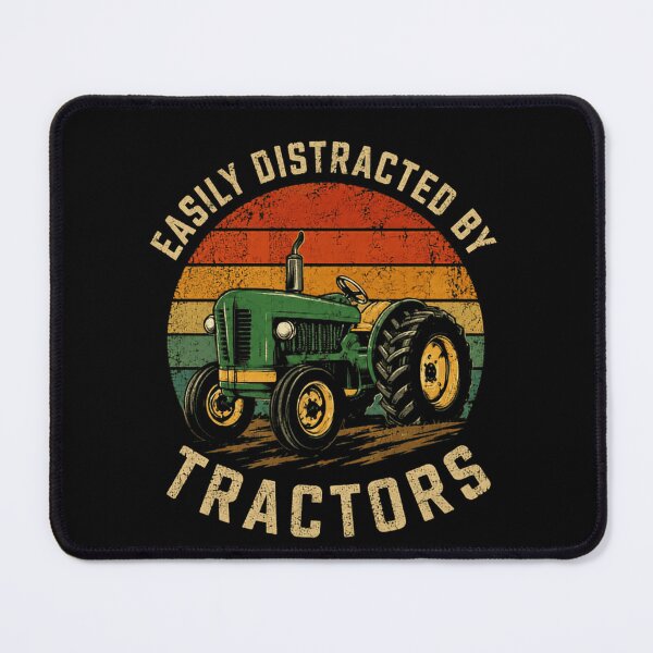 Item preview, Easily Distracted By Tractors Farmer Farming Agriculture Enthusiast designed and sold by RetroMini2026.