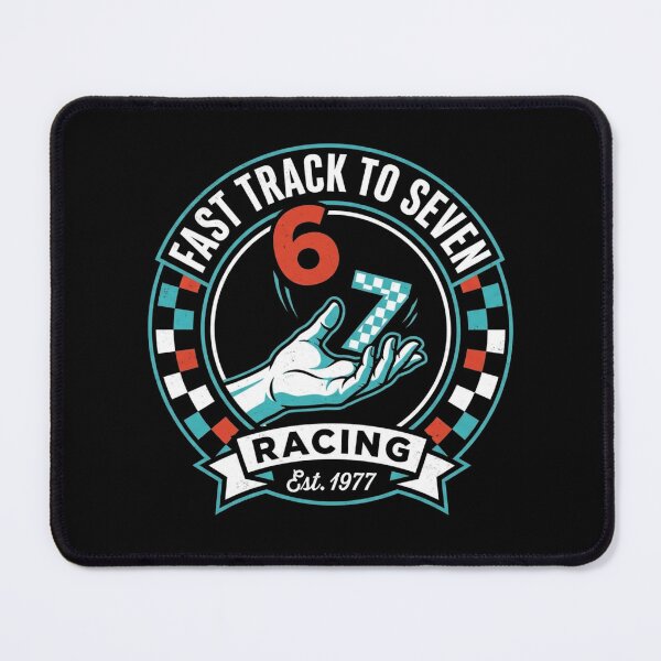 Item preview, Fast Track To Seven 6 7 Meme Racing 7th Birthday Boy designed and sold by TeNovaStudio ⭐⭐⭐⭐⭐.