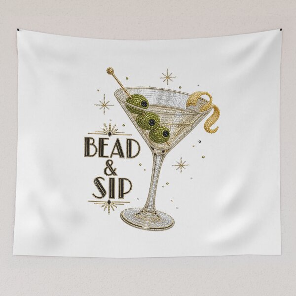 Item preview, Bead Embroidery Seed Bead Botanical Craft Art designed and sold by AMICO77.
