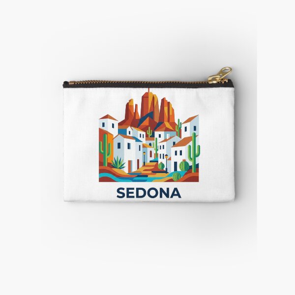 Item preview, Sedona Arizona Red Rocks Geometric Vector Art designed and sold by OzzFrequency.