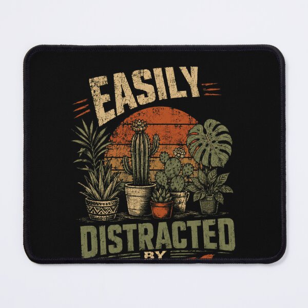 Item preview, Easily Distracted By Plants Plant Lover Houseplant Gardener designed and sold by RetroMini2026.