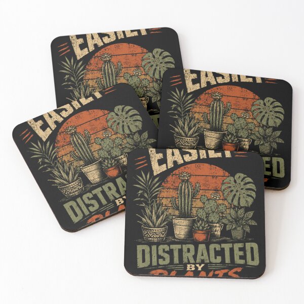 Item preview, Easily Distracted By Plants Plant Lover Houseplant Gardener designed and sold by RetroMini2026.