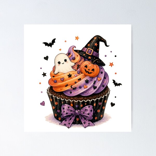 Item preview, Halloween cupacke designed and sold by FlawlessEnvyLtd.