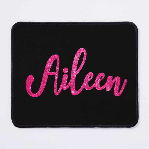 Item preview, Aileen Hot Pink Sparkly Personalised Name Design designed and sold by CamilasPrints.