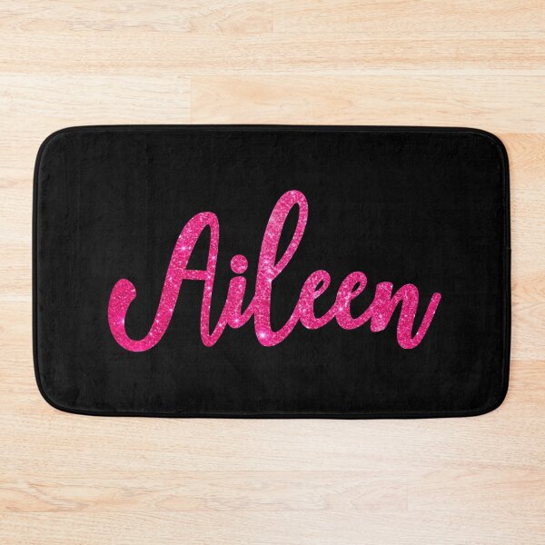 Item preview, Aileen Hot Pink Sparkly Personalised Name Design designed and sold by CamilasPrints.