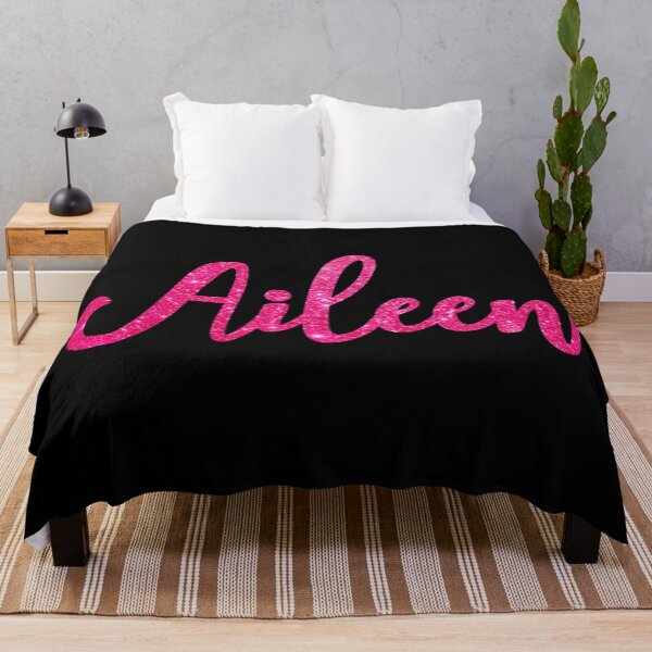 Artikelvorschau, Aileen – Personalisiertes Namensdesign in leuchtendem Pink mit Glitzer entworfen und verkauft von CamilasPrints.