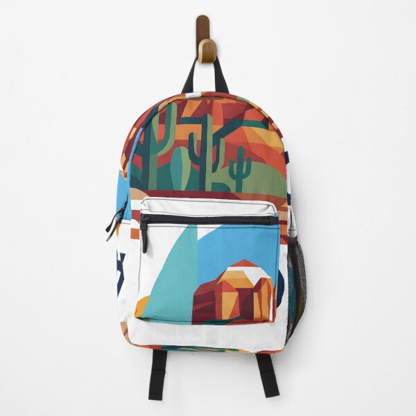 Item preview, Sedona Arizona Red Rocks Geometric Vector Art designed and sold by OzzFrequency.