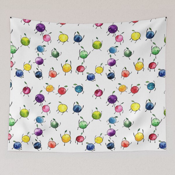 Item preview, Stardew Valley Watercolor Junimos on White Background designed and sold by JurassicParkans.