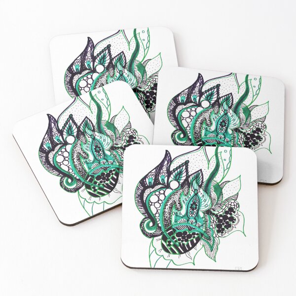 Item preview, Abstract Organic Zentangle Botanical Line Drawing designed and sold by OKNEW.