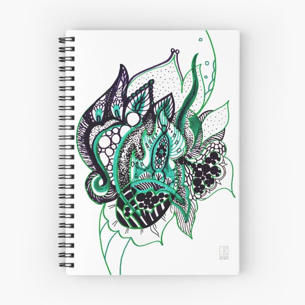Item preview, Abstract Organic Zentangle Botanical Line Drawing designed and sold by OKNEW.