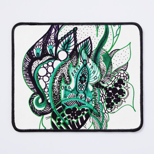 Item preview, Abstract Organic Zentangle Botanical Line Drawing designed and sold by OKNEW.