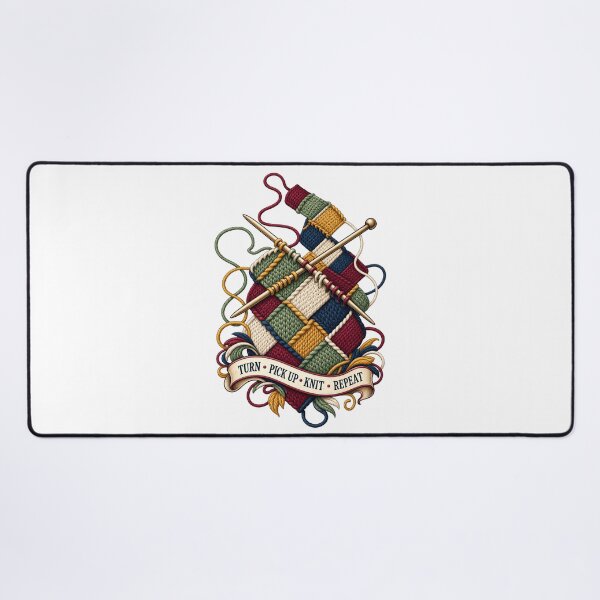 Item preview, Entrelac Knitting Colorful Interlocking Yarn Block Art designed and sold by AMICO77.