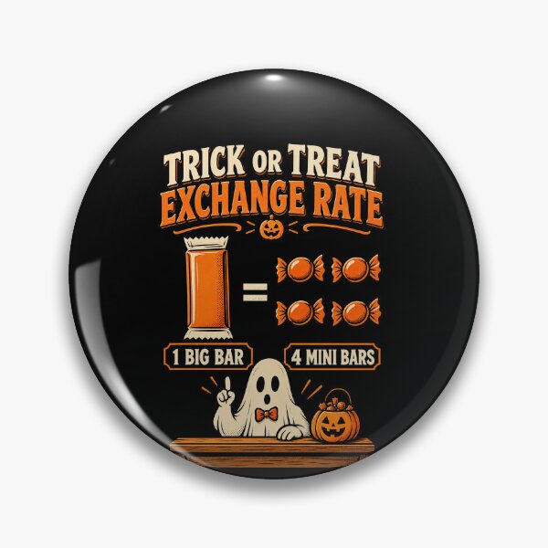 Item preview, Funny Trick Treat Candy Exchange Rate Halloween Art designed and sold by elderberry.