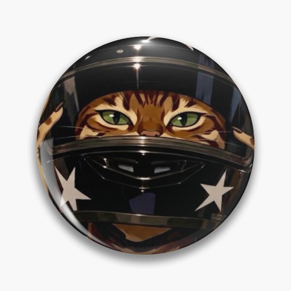 Item preview, Leopard Cat in Star-Patterned Helmet designed and sold by Madame-Verny.