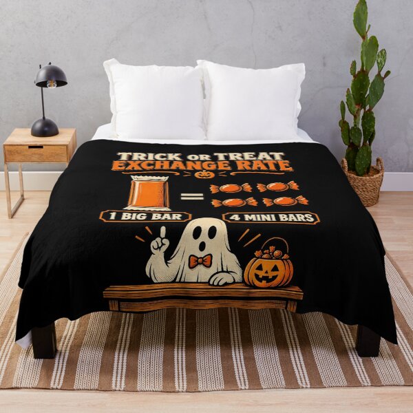 Item preview, Funny Trick Treat Candy Exchange Rate Halloween Art designed and sold by elderberry.