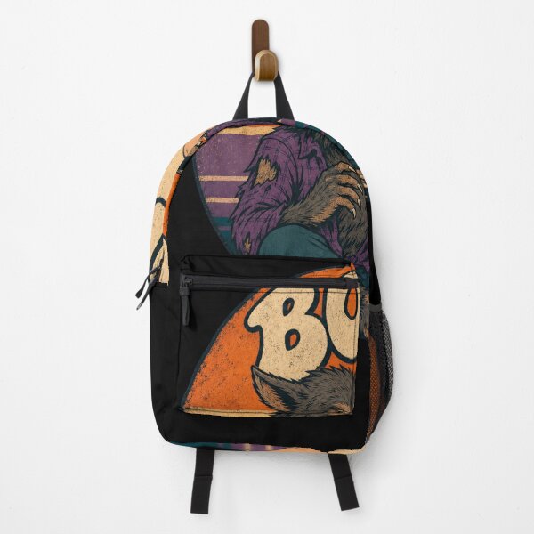 Item preview, BOOP Grumpy Werewolf Funny Monster Retro Sunset designed and sold by snowry.