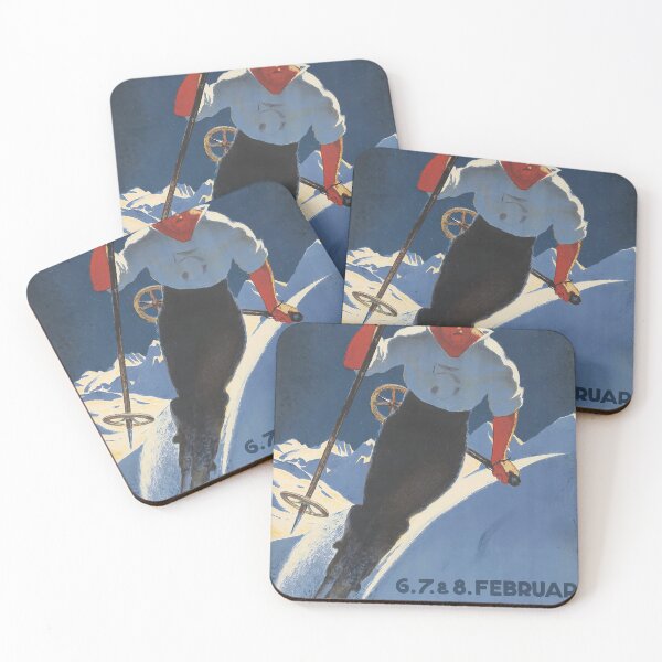 Item preview, Carl Moos Klosters / 14. Grosses Ski-Rennen 1919 designed and sold by Gilmour-Prints.