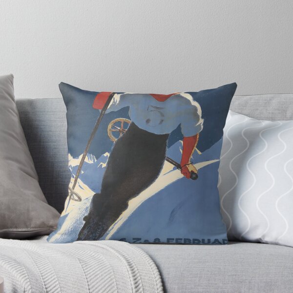 Item preview, Carl Moos Klosters / 14. Grosses Ski-Rennen 1919 designed and sold by Gilmour-Prints.