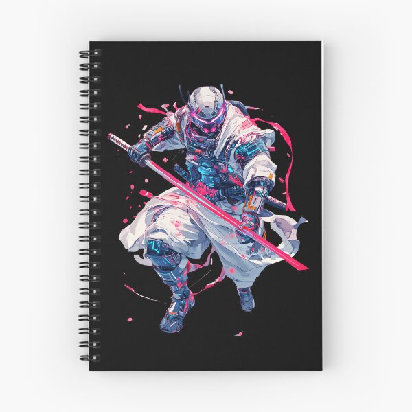 Item preview, Cyber Samurai Futuristic Neon Ronin v2 designed and sold by daila70.