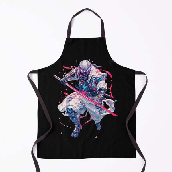 Item preview, Cyber Samurai Futuristic Neon Ronin v2 designed and sold by daila70.