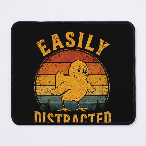 Item preview, Easily Distracted By Chicks Chicken Keeper Poultry Humor designed and sold by RetroMini2026.