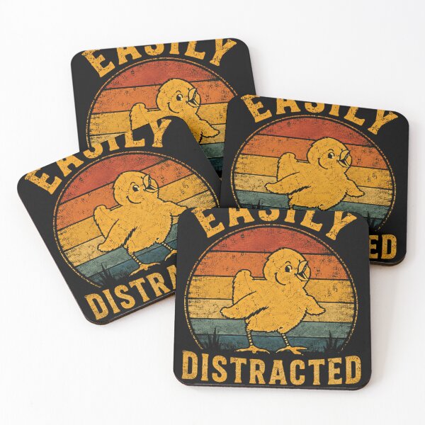 Item preview, Easily Distracted By Chicks Chicken Keeper Poultry Humor designed and sold by RetroMini2026.