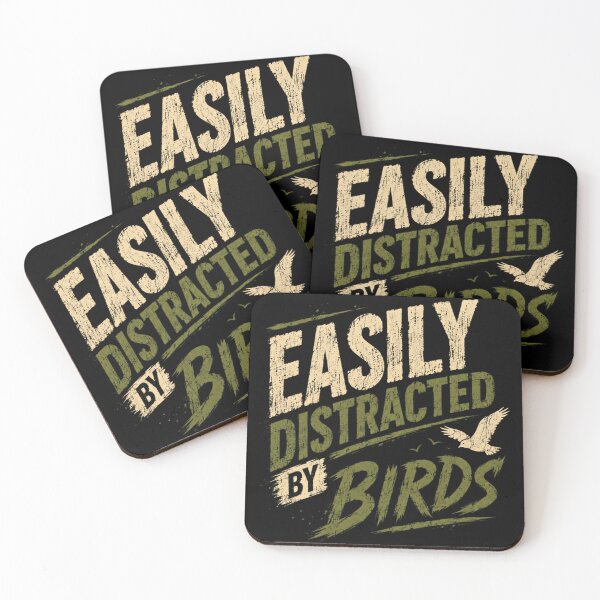 Item preview, Easily Distracted By Birds Birdwatching Enthusiast Nature Lover designed and sold by RetroMini2026.