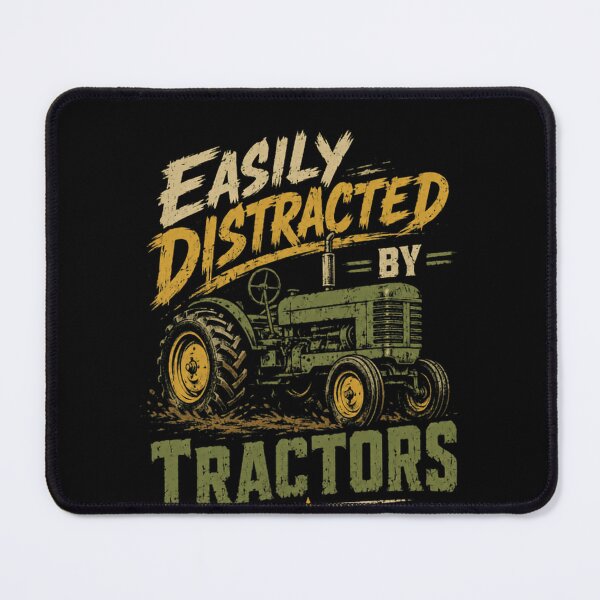 Item preview, Easily Distracted By Tractors Farmer Farming Rural Agriculture Enthusiast designed and sold by RetroMini2026.