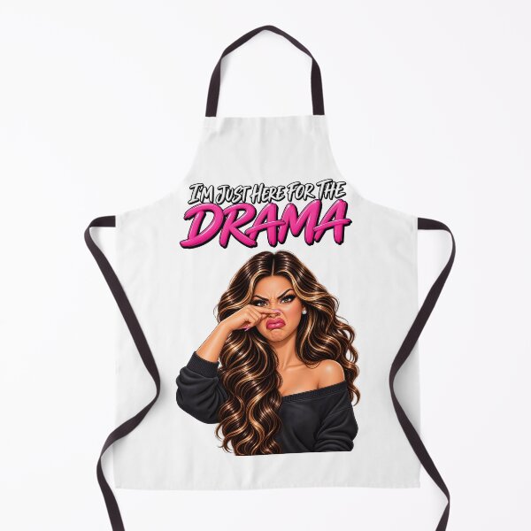 Item preview, I'm Just Here for the Drama – Sassy Funny Girl Pink Attitude designed and sold by ArtSpark Studio.