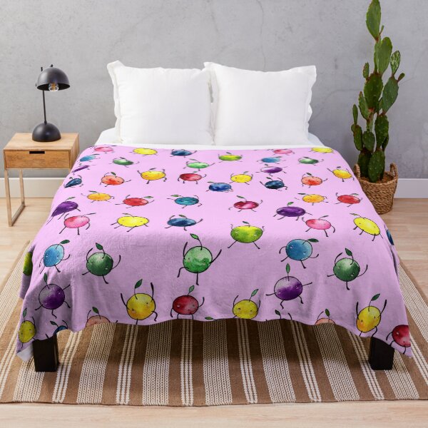 Item preview, Stardew Valley Watercolor Junimos Pink Background designed and sold by JurassicParkans.