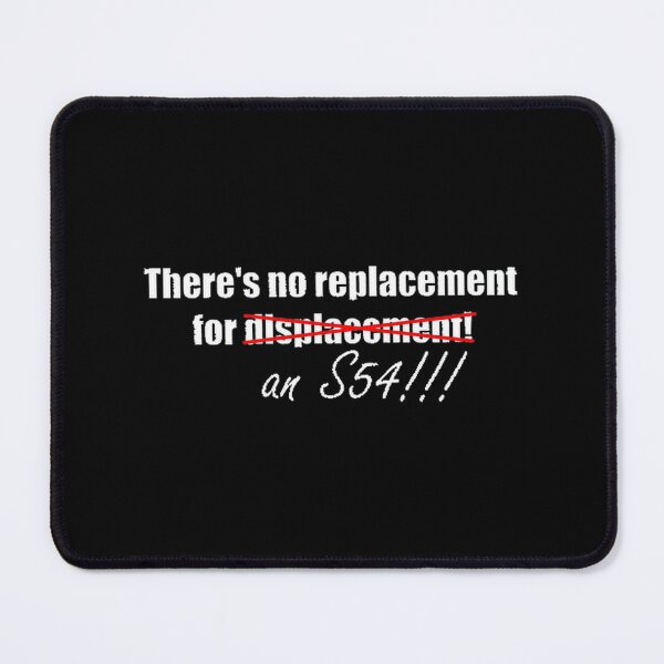 Item preview, No Replacement For S Engine Joke White Text Graphic Tee – Funny Automotive Humor Shirt | Limited Edition designed and sold by Borisston01.