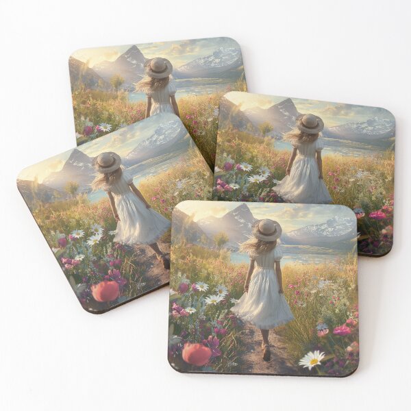 Item preview, ​Alpine Meadow Dreamscape — Wanderlust & Nature Aesthetic  designed and sold by SilentFlower.