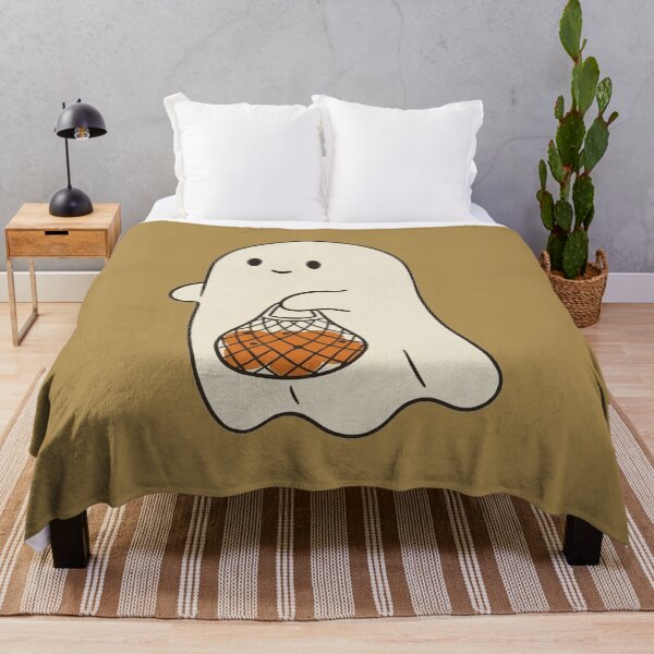 Item preview, Cute Ghost Carrying Market Bag of Pumpkins | Cozy Cottagecore designed and sold by wingoo22.
