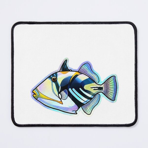 Item preview, Humu Humu Picasso Triggerfish Reef Fish Art designed and sold by KenworksDigital.