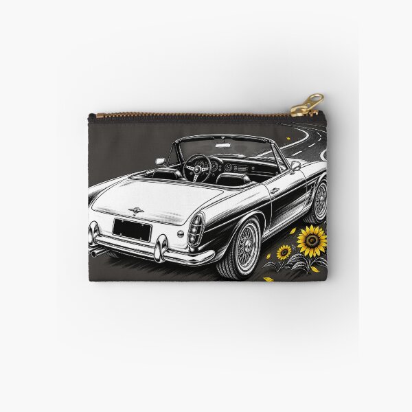 Item preview, Vintage Convertible Car with Sunflowers designed and sold by PrintGo26.