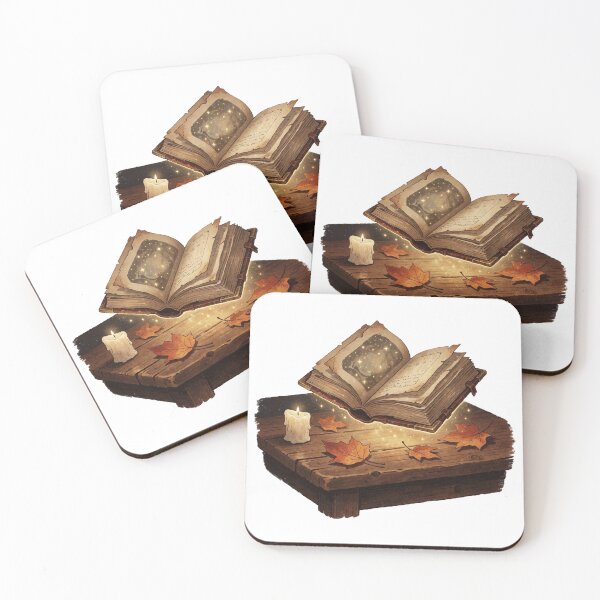 Item preview, Antique Open Spellbook – Dark Academia Witchy Sticker designed and sold by AillustriaAK.