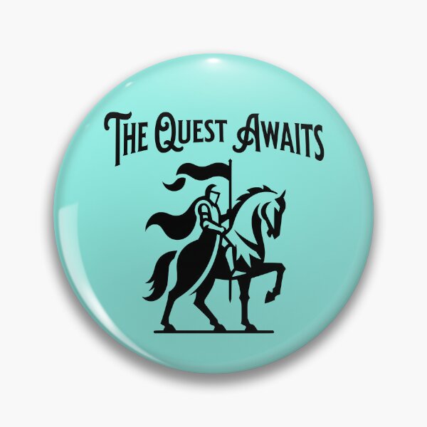 Item preview, The Quest Awaits Medieval Knight on Horse Fantasy Adventure designed and sold by Sachie's Studio.