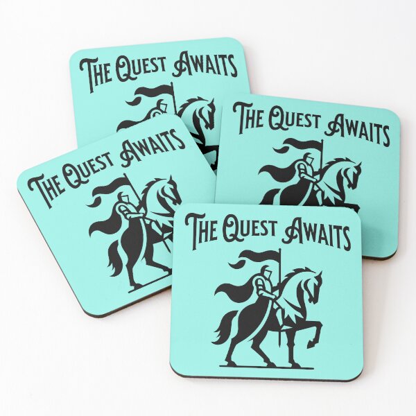Item preview, The Quest Awaits Medieval Knight on Horse Fantasy Adventure designed and sold by Sachie's Studio.