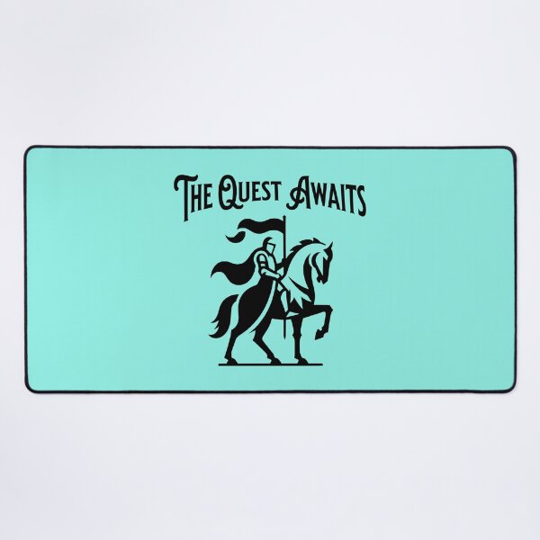 Item preview, The Quest Awaits Medieval Knight on Horse Fantasy Adventure designed and sold by Sachie's Studio.