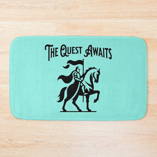 Item preview, The Quest Awaits Medieval Knight on Horse Fantasy Adventure designed and sold by Sachie's Studio.