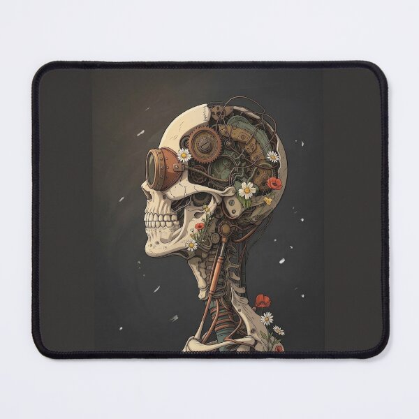 Item preview, Head Skull gears and flowers designed and sold by HEDN.