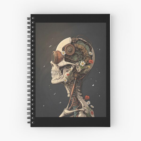 Item preview, Head Skull gears and flowers designed and sold by HEDN.