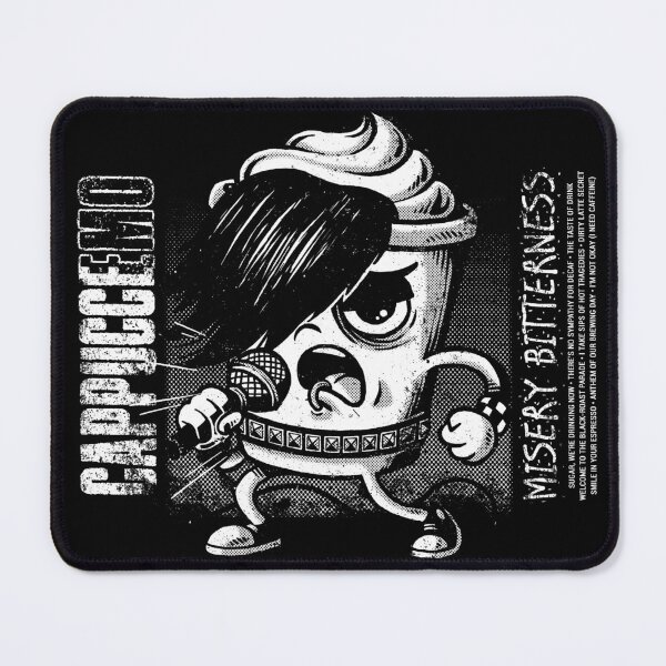 Item preview, Cappucceemo - Misery Bitterness - Coffee Emo Revival Humorous Illustration designed and sold by maziero.