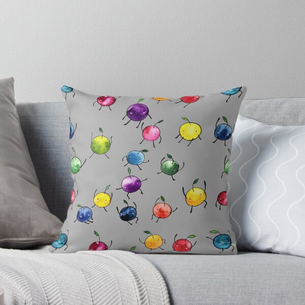Item preview, Stardew Valley Watercolor Junimos on Gray Background designed and sold by JurassicParkans.
