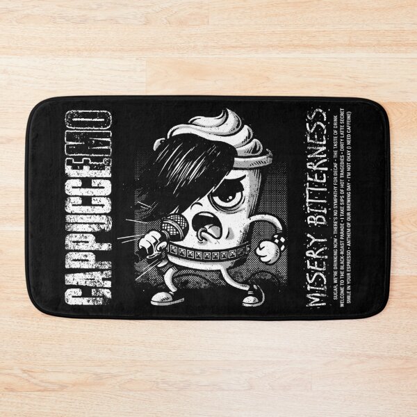 Item preview, Cappucceemo - Misery Bitterness - Coffee Emo Revival Humorous Illustration designed and sold by maziero.