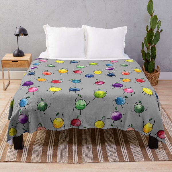 Item preview, Stardew Valley Watercolor Junimos on Gray Background designed and sold by JurassicParkans.