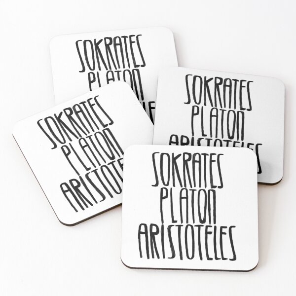 Item preview, Filósofos, Aristóteles, Platón, Aristóteles designed and sold by badlydrawnbabe.